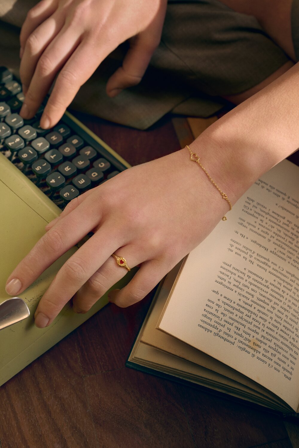 Hayali Ring - Guldfarvet
